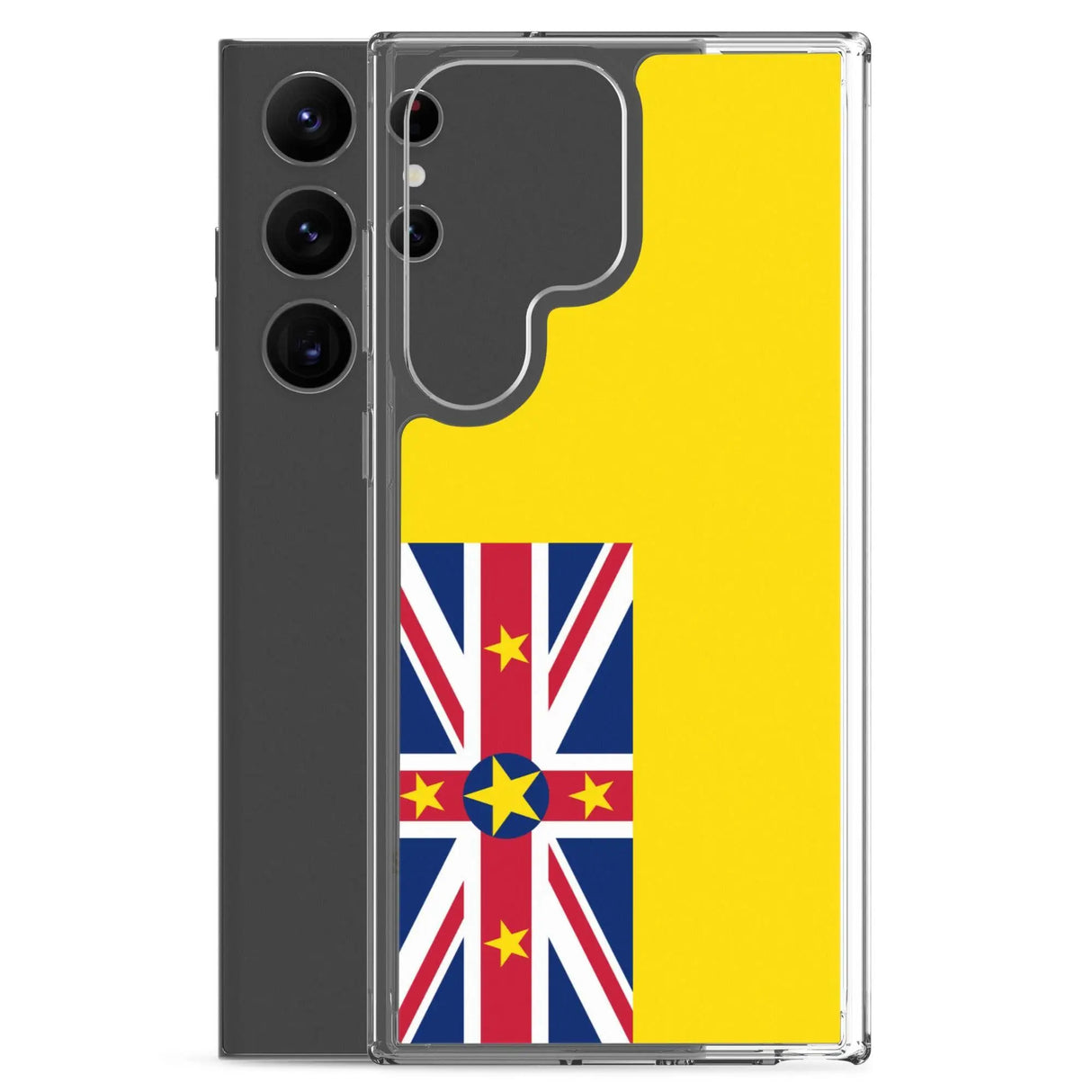 Coque samsung galaxy drapeau niue souple antichoc résistante