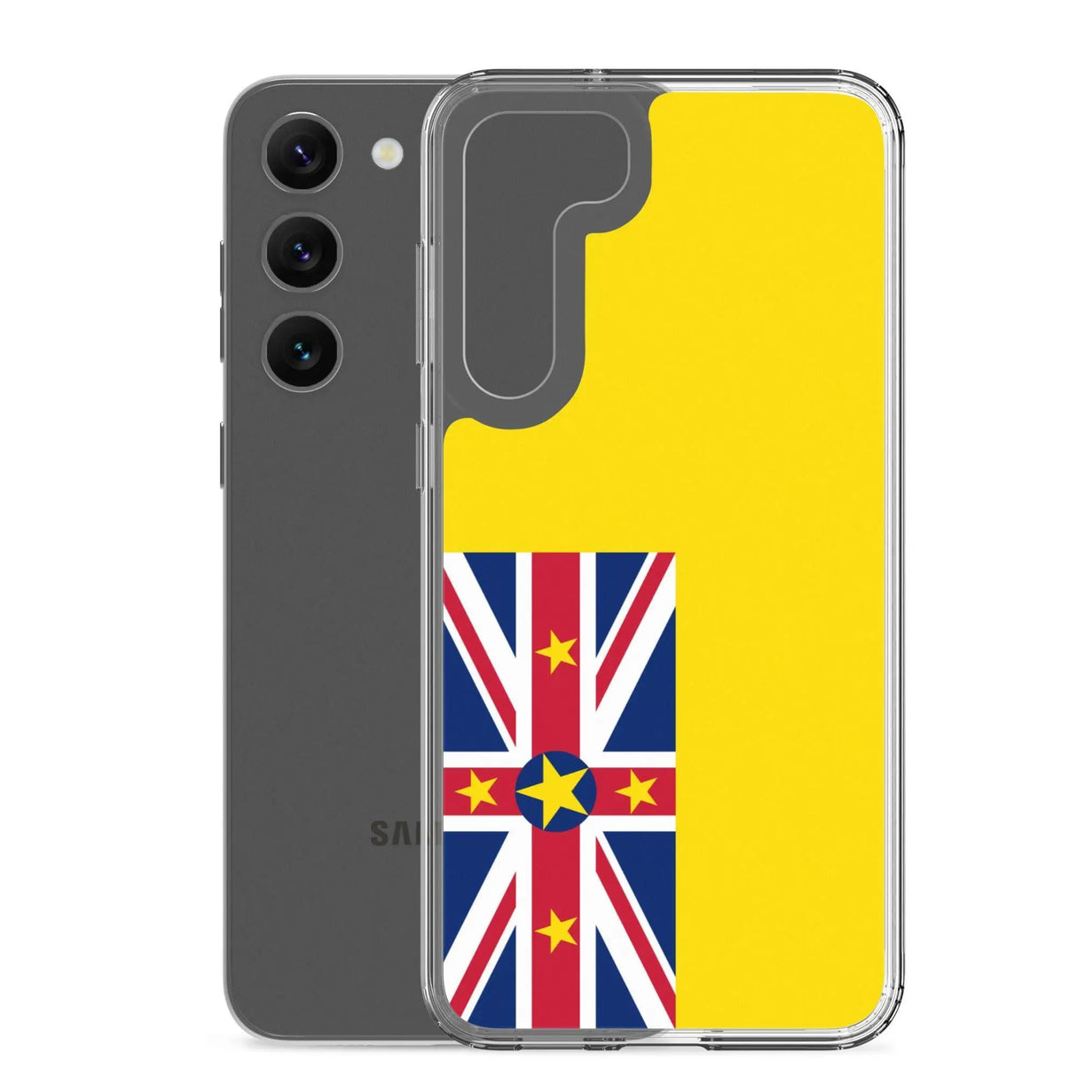 Coque samsung galaxy drapeau niue souple antichoc résistante