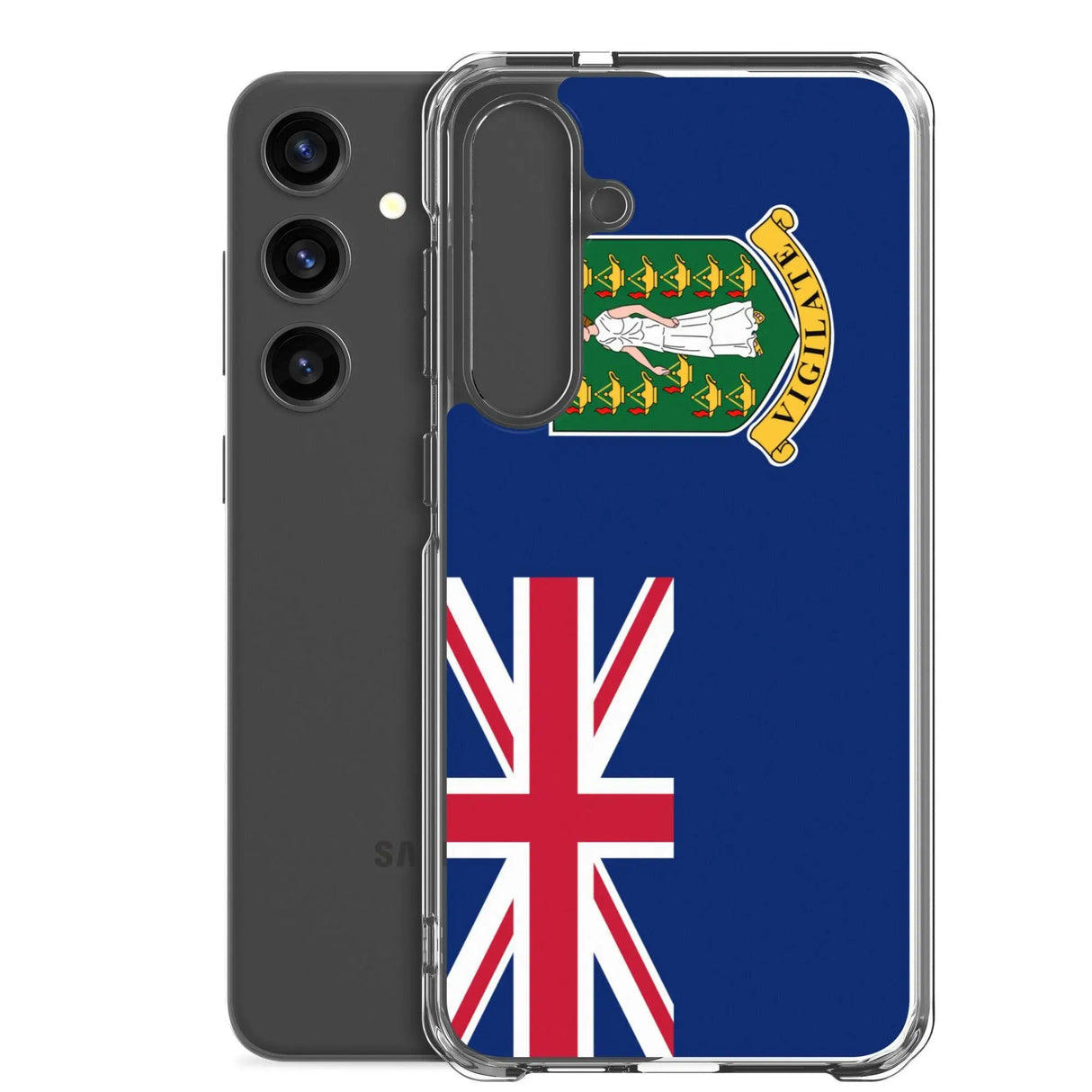 Coque samsung îles vierges britanniques souple antichoc