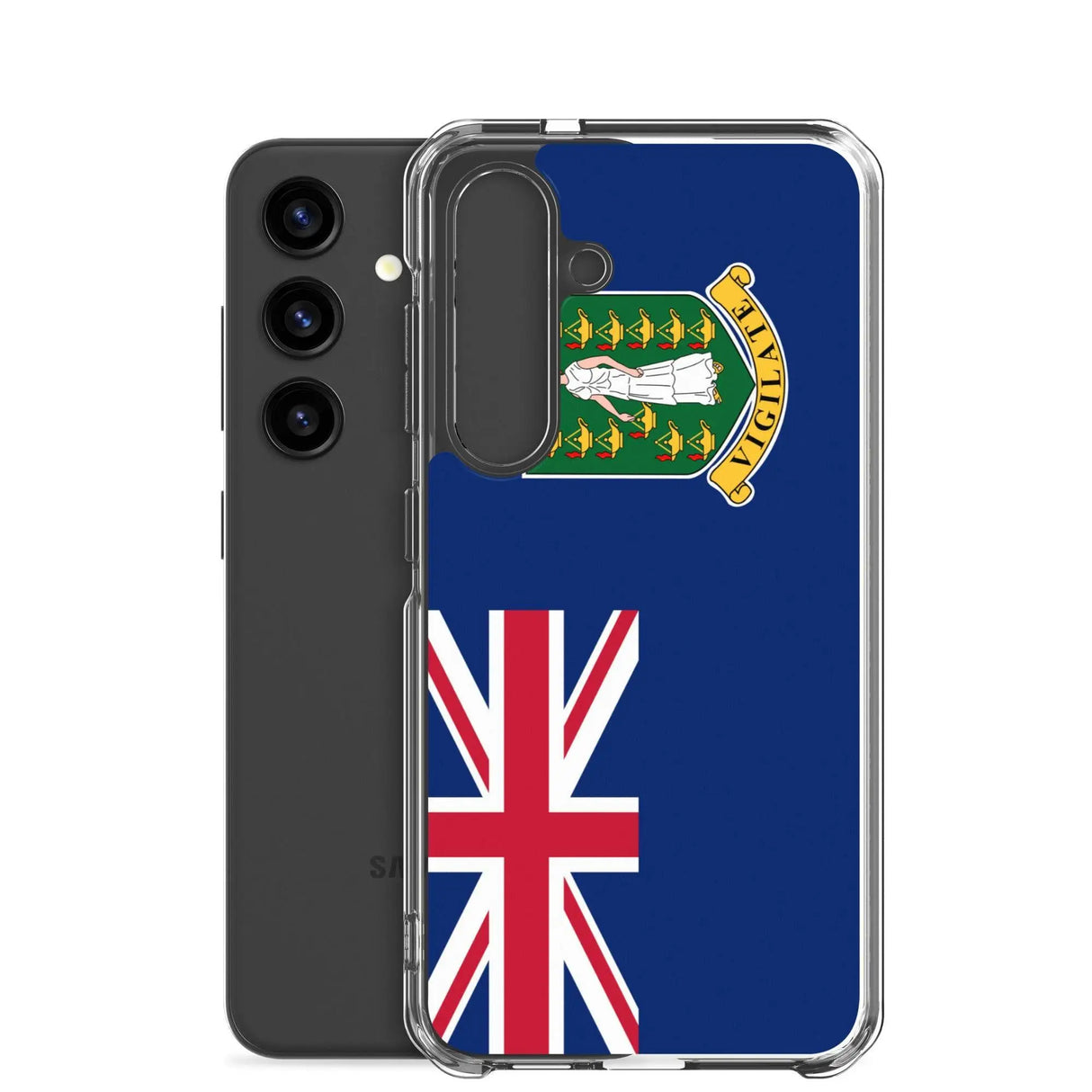Coque samsung îles vierges britanniques souple antichoc