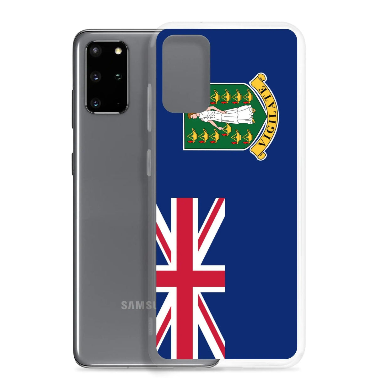 Coque samsung îles vierges britanniques souple antichoc