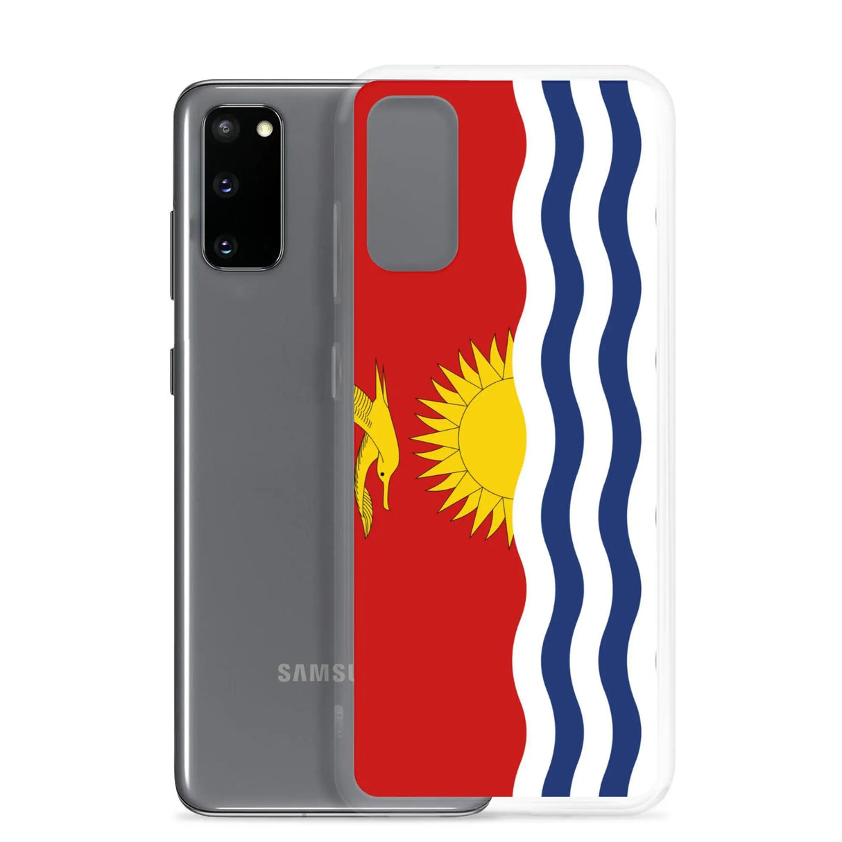 Coque samsung kiribati souple antichoc motif drapeau
