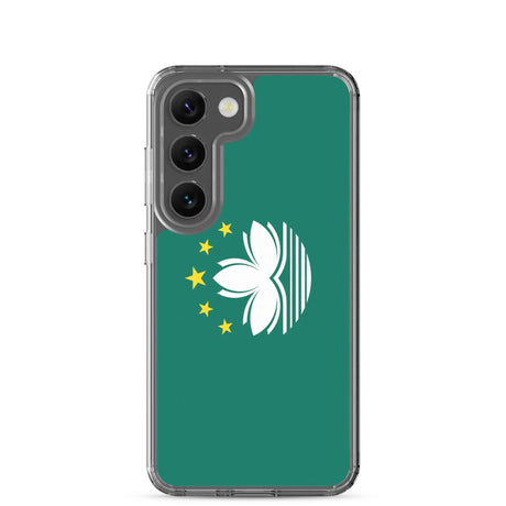Coque samsung macao souple antichoc motif drapeau