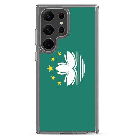 Coque samsung macao souple antichoc motif drapeau