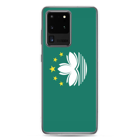 Coque samsung macao souple antichoc motif drapeau