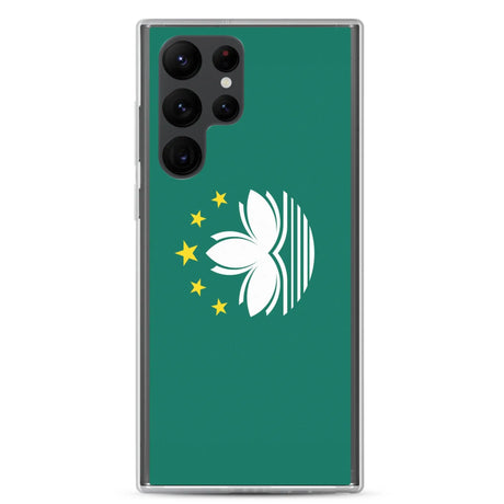 Coque samsung macao souple antichoc motif drapeau