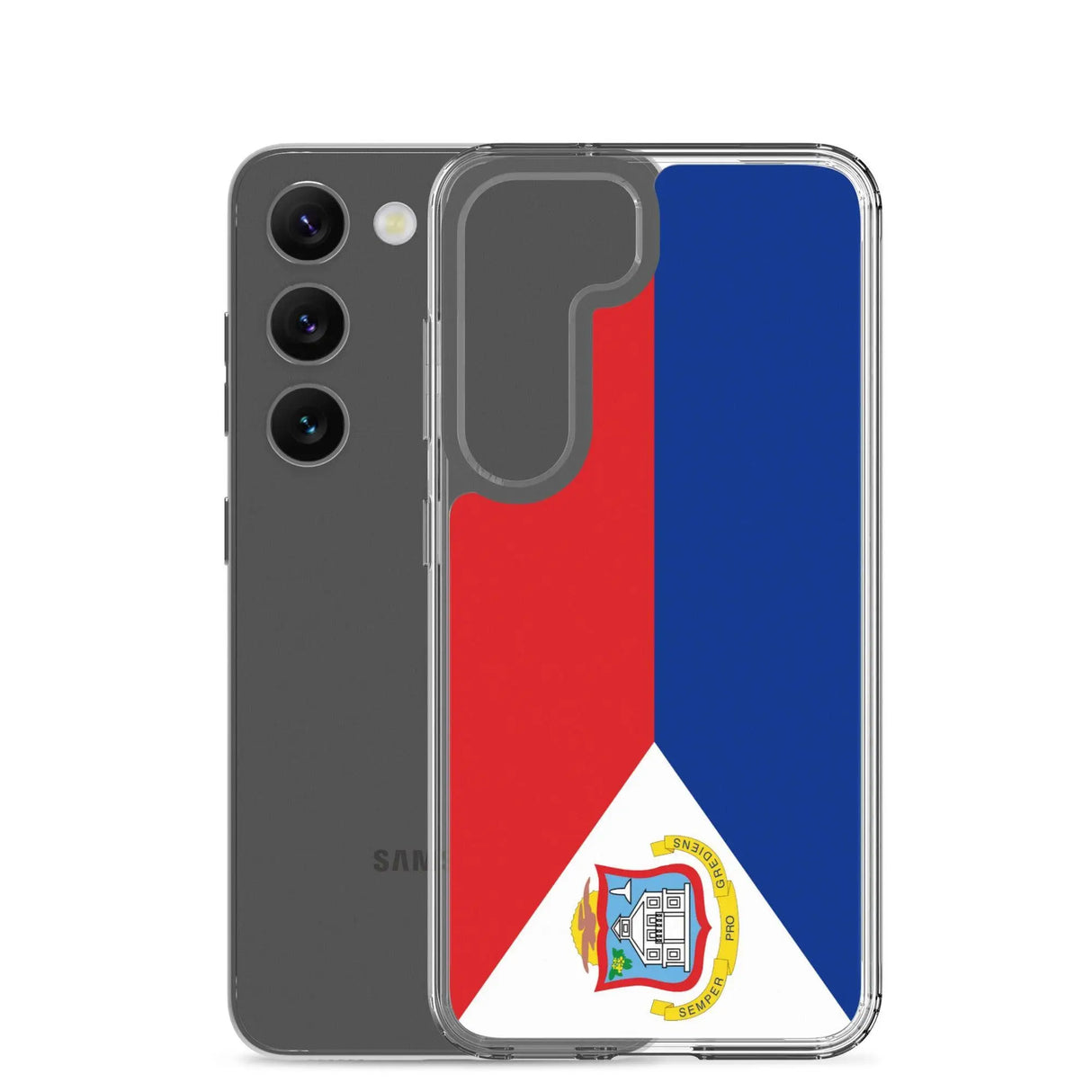 Coque samsung saint-martin souple antichoc drapeau