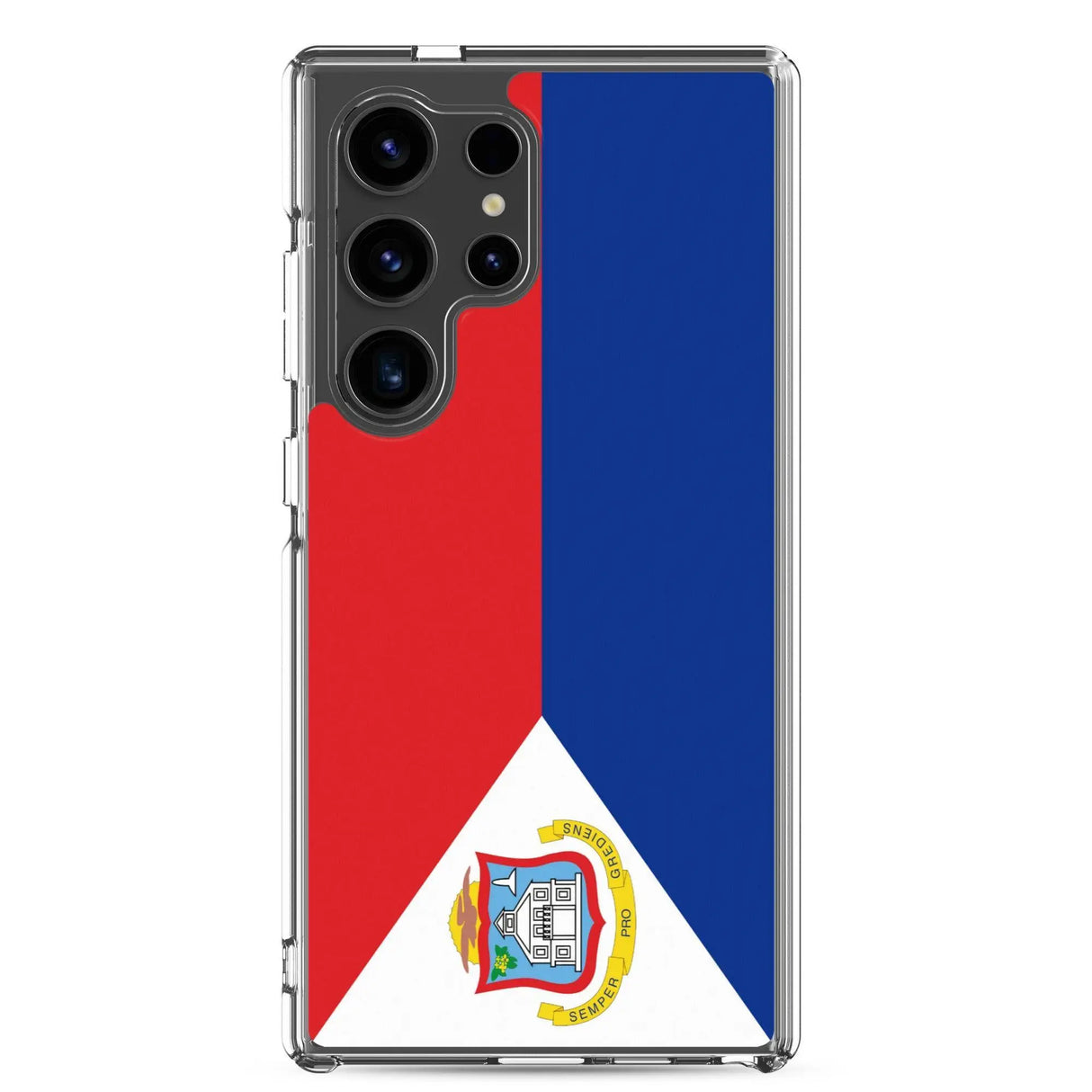 Coque samsung saint-martin souple antichoc drapeau