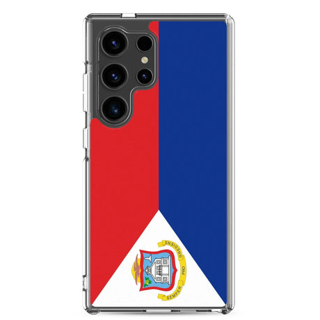 Coque samsung saint-martin souple antichoc drapeau