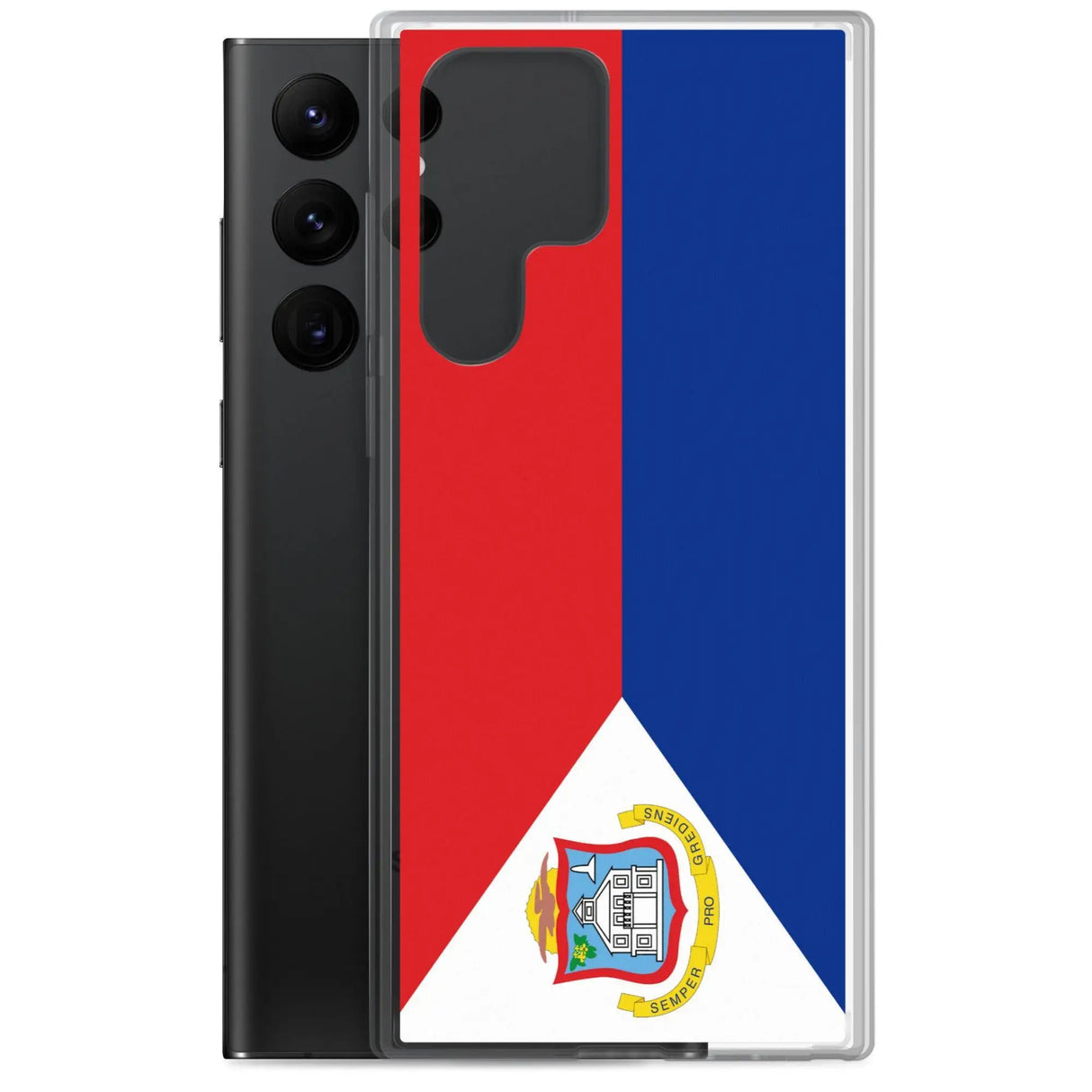 Coque samsung saint-martin souple antichoc drapeau