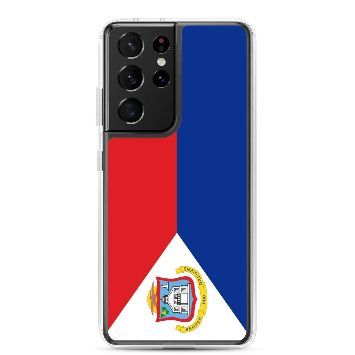 Coque samsung saint-martin souple antichoc drapeau