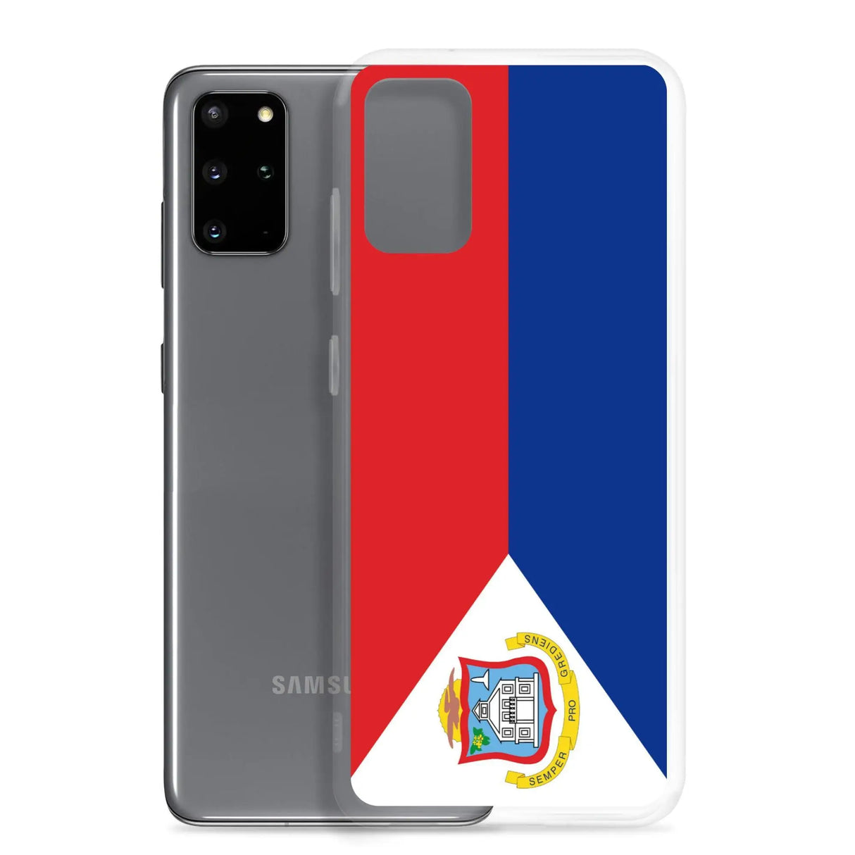 Coque samsung saint-martin souple antichoc drapeau