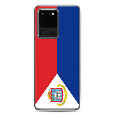 Coque samsung saint-martin souple antichoc drapeau