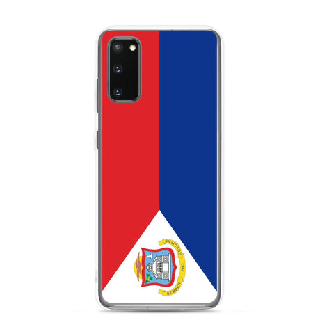 Coque samsung saint-martin souple antichoc drapeau