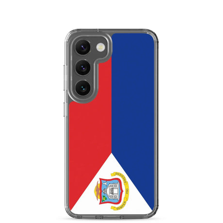 Coque samsung saint-martin souple antichoc drapeau