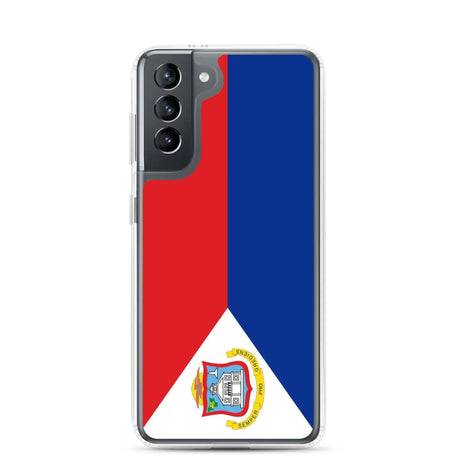 Coque samsung saint-martin souple antichoc drapeau