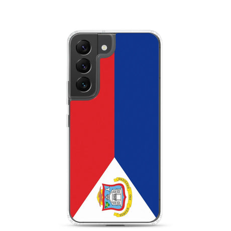 Coque samsung saint-martin souple antichoc drapeau