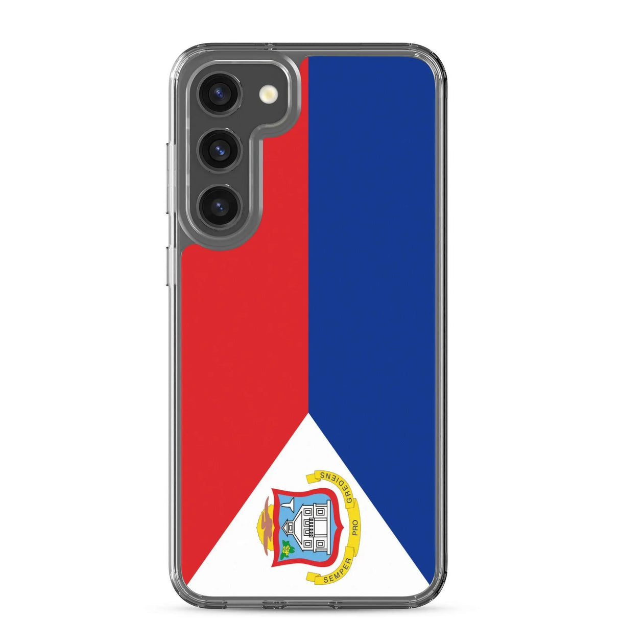 Coque samsung saint-martin souple antichoc drapeau