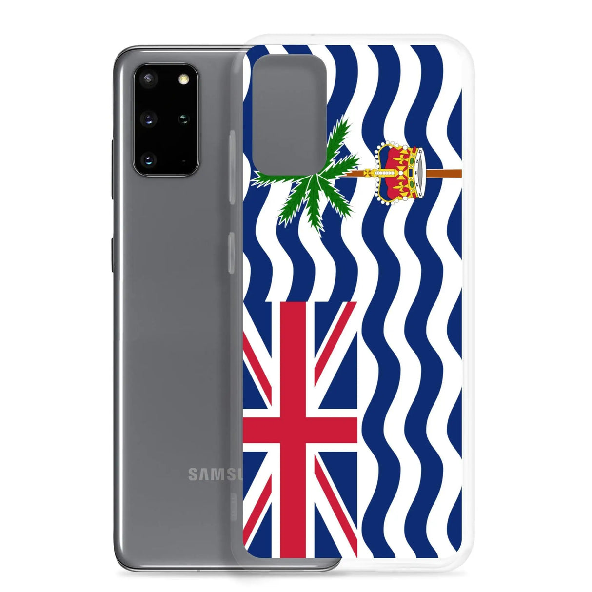 Coque samsung territoire britannique océan indien souple antichoc
