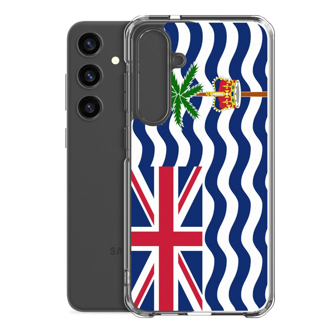 Coque samsung territoire britannique océan indien souple antichoc