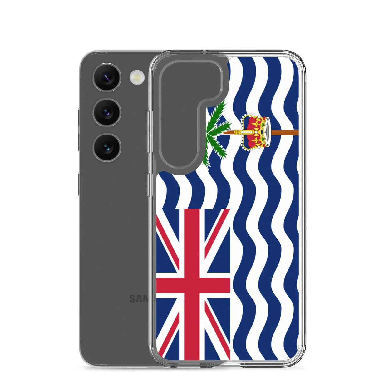 Coque samsung territoire britannique océan indien souple antichoc