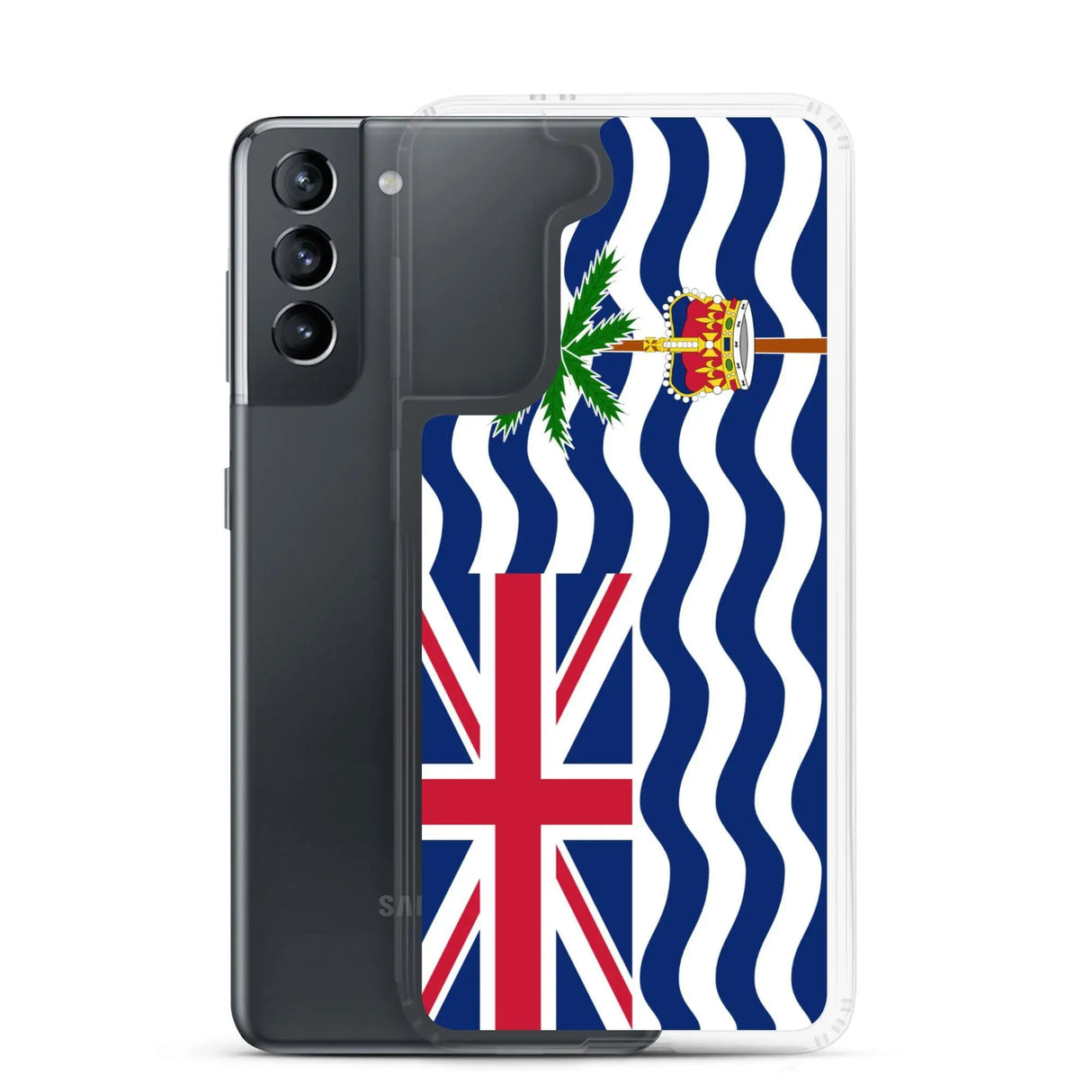Coque samsung territoire britannique océan indien souple antichoc