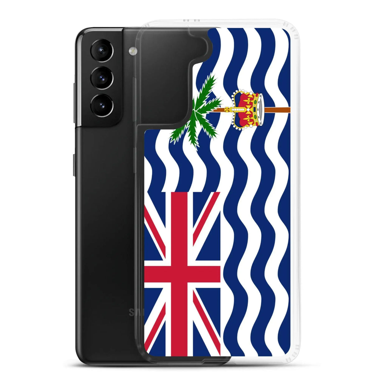 Coque samsung territoire britannique océan indien souple antichoc