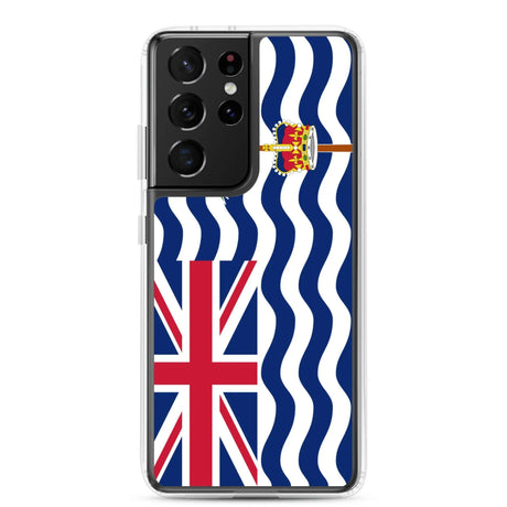 Coque samsung territoire britannique océan indien souple antichoc