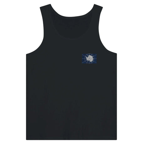 Débardeur drapeau antarctique tissu léger broderie couleur