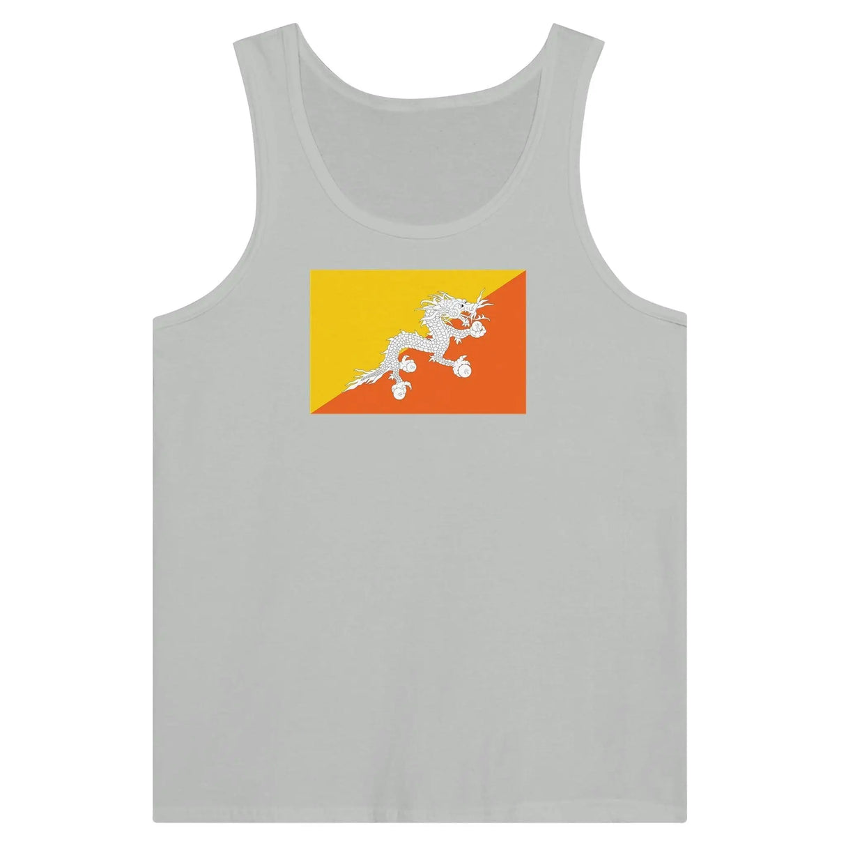 Débardeur drapeau bhoutan tissu léger filé à l’anneau