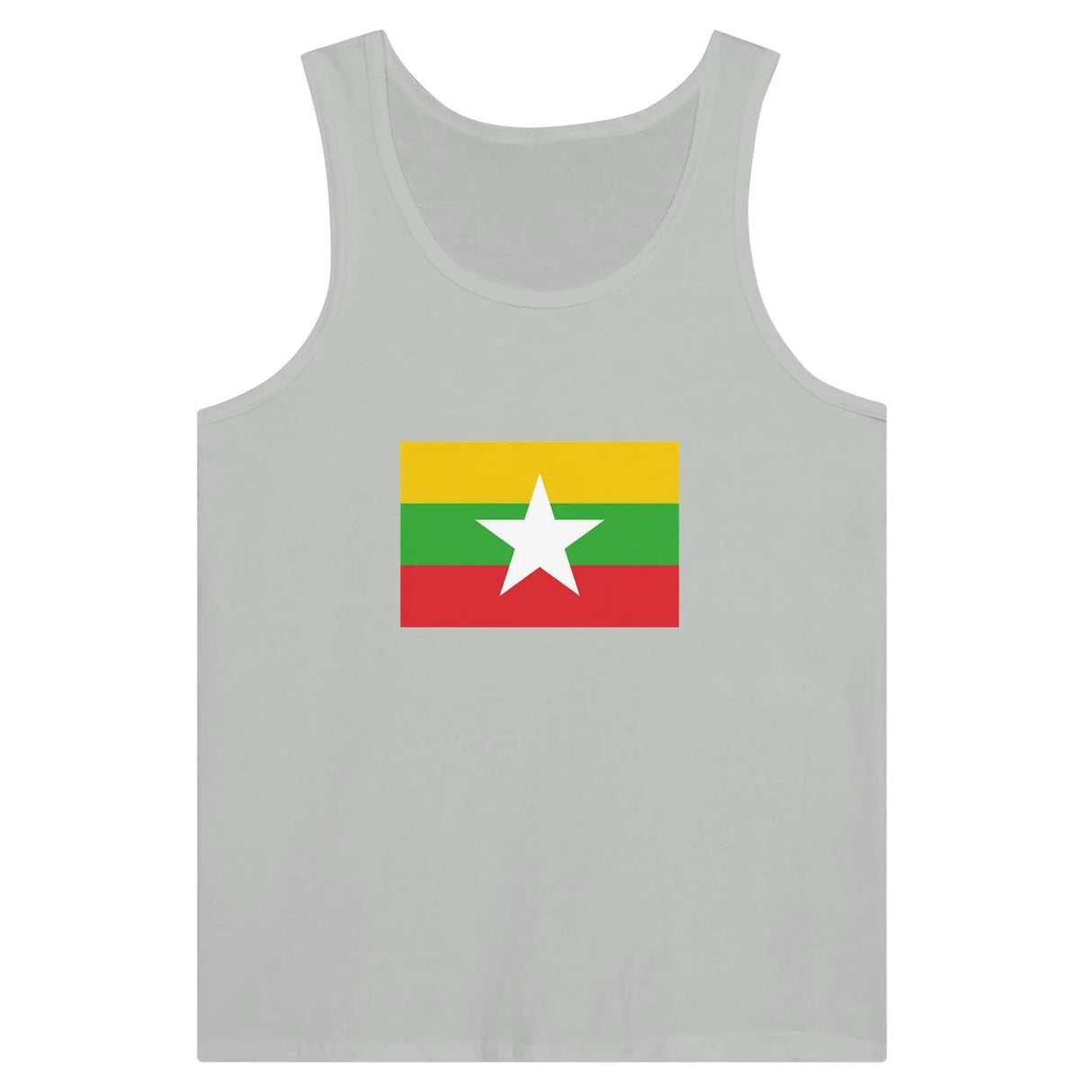 Débardeur drapeau birmanie coton peigné douceur supérieure