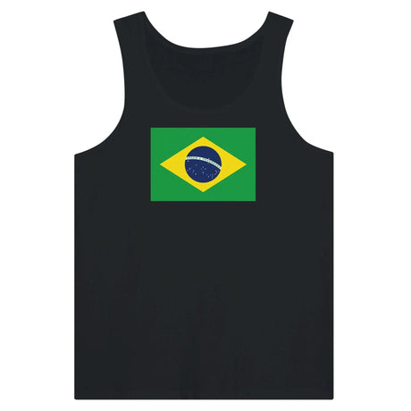 Débardeur drapeau brésil tissu léger imprimé coloré
