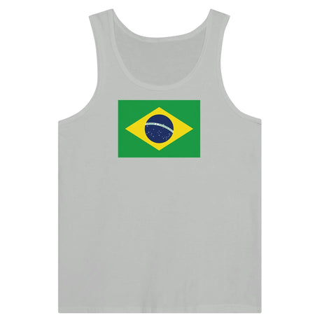 Débardeur drapeau brésil tissu léger imprimé coloré