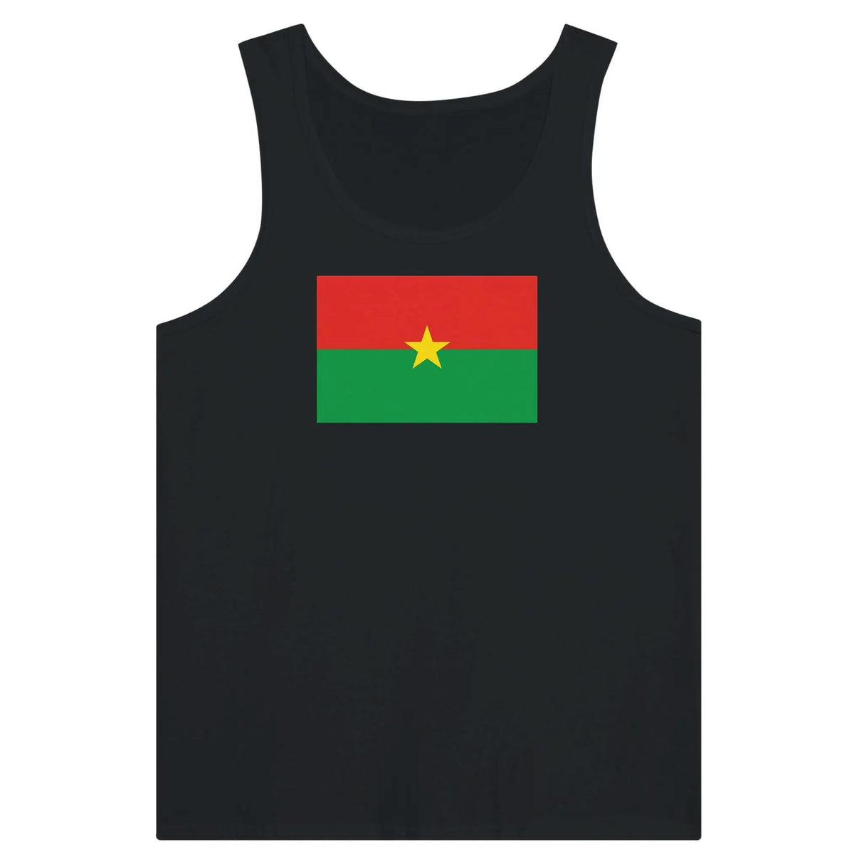 Débardeur drapeau burkina faso tissu léger couleur vive