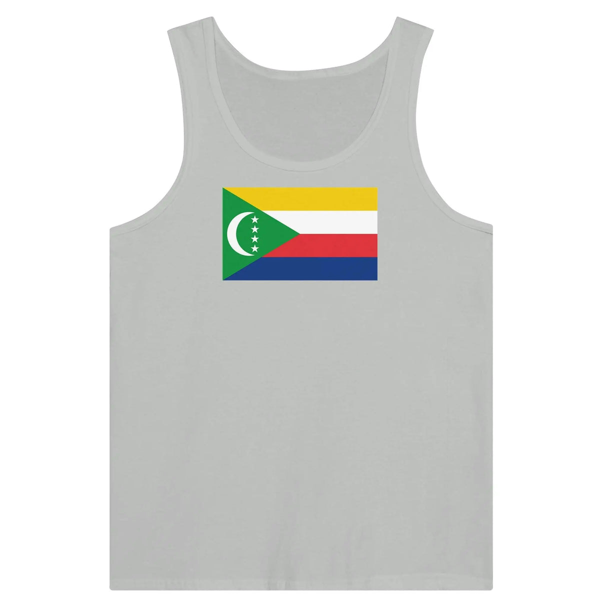 Débardeur drapeau comores tissu léger couleurs vives