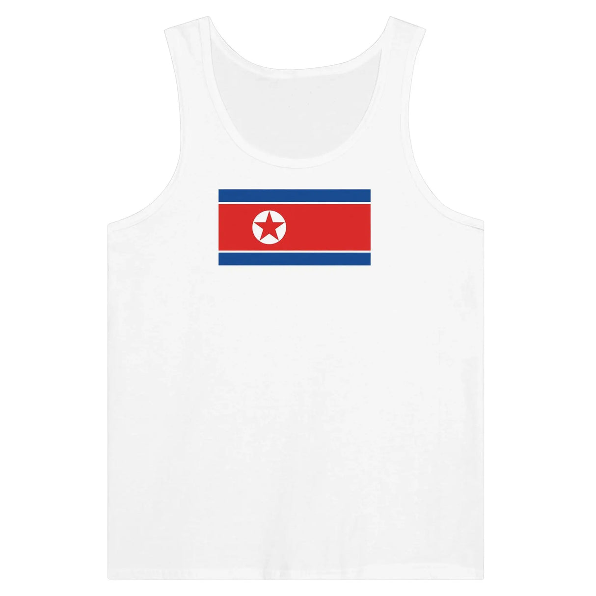 Débardeur drapeau corée du nord coton peigné léger