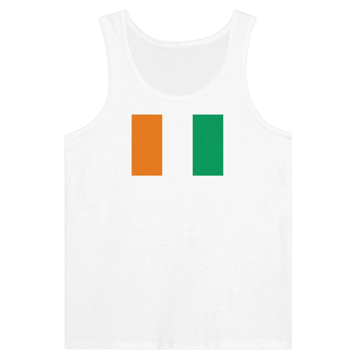 Débardeur drapeau côte d’ivoire coton peigné léger