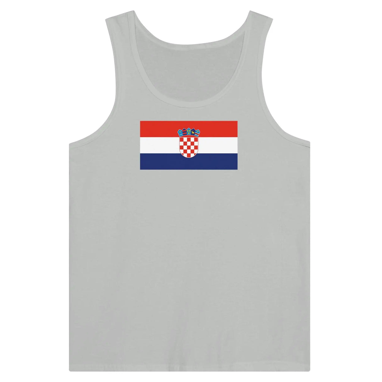 Débardeur drapeau croatie tissu léger douceur supérieure