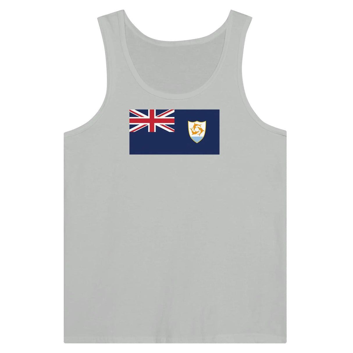 Débardeur drapeau d’anguilla tissu léger imprimé stylé