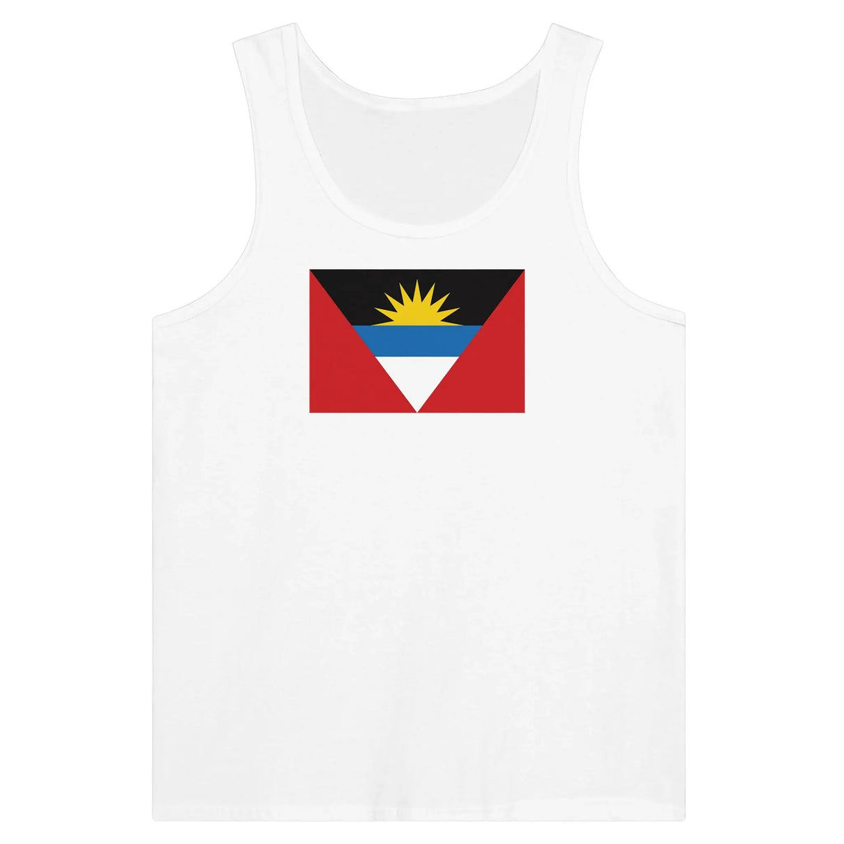 Débardeur drapeau d’antigua-et-barbuda tissu léger coloré