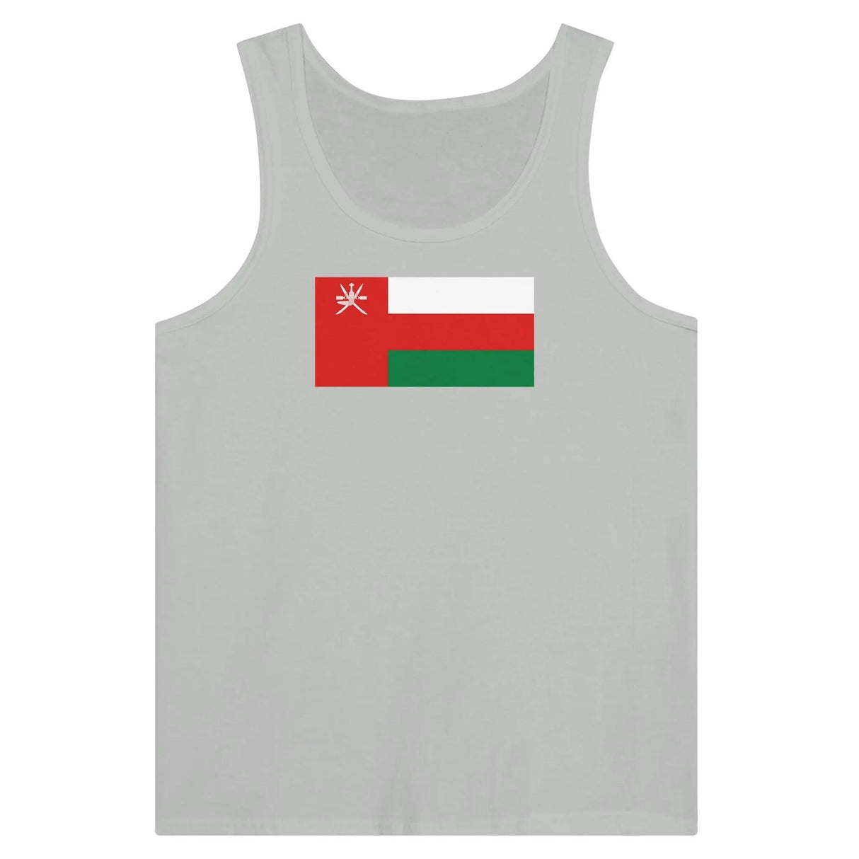 Débardeur drapeau d’oman tissu léger imprimé confortable