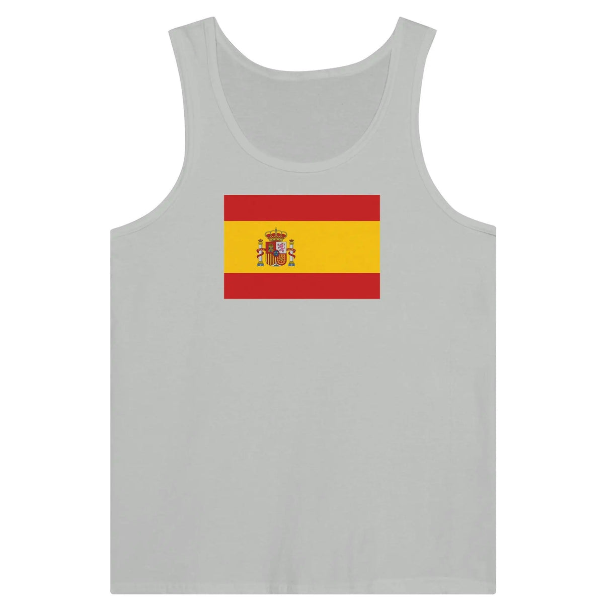Débardeur drapeau espagne coton peigné tissu léger
