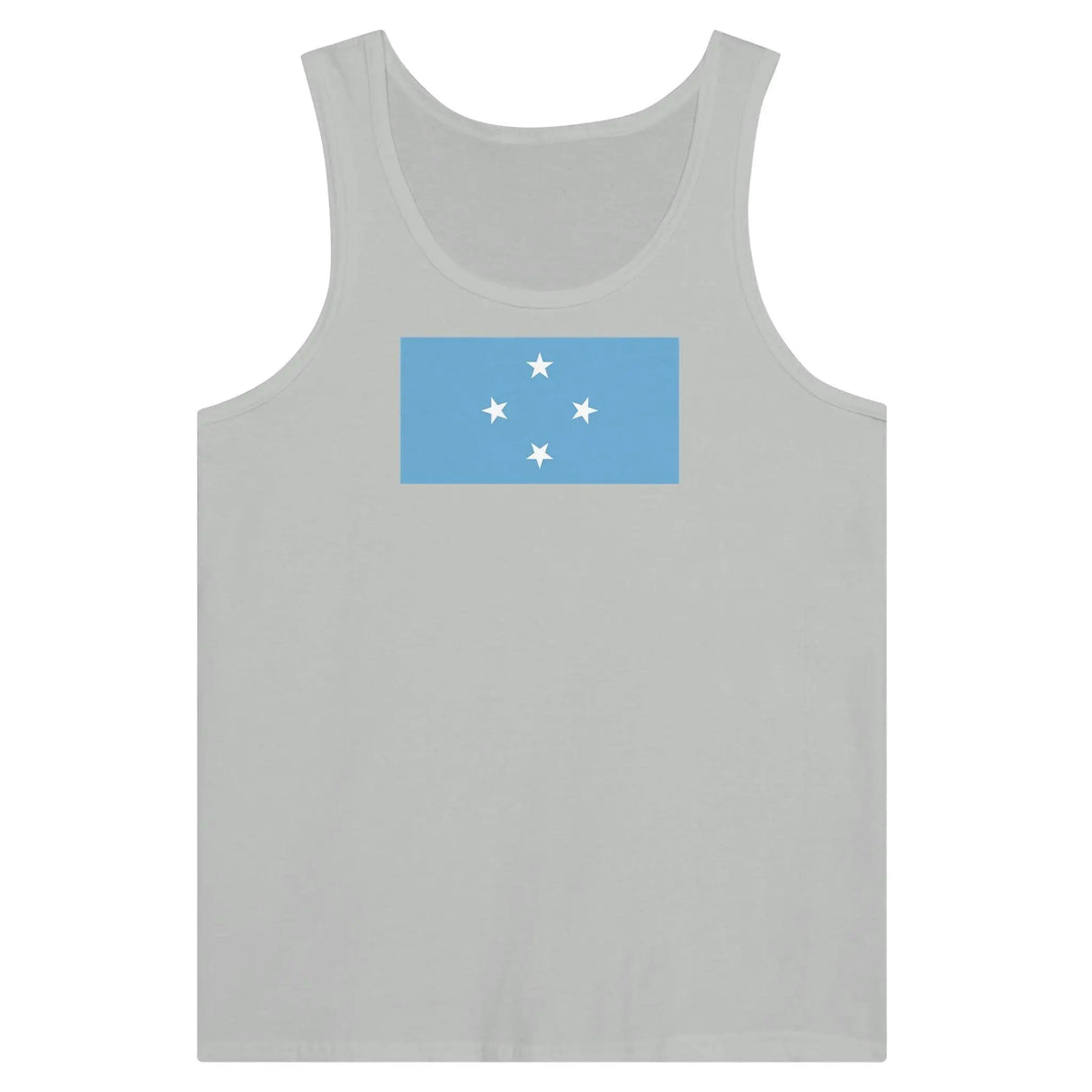 Débardeur drapeau états fédérés tissu léger imprimé