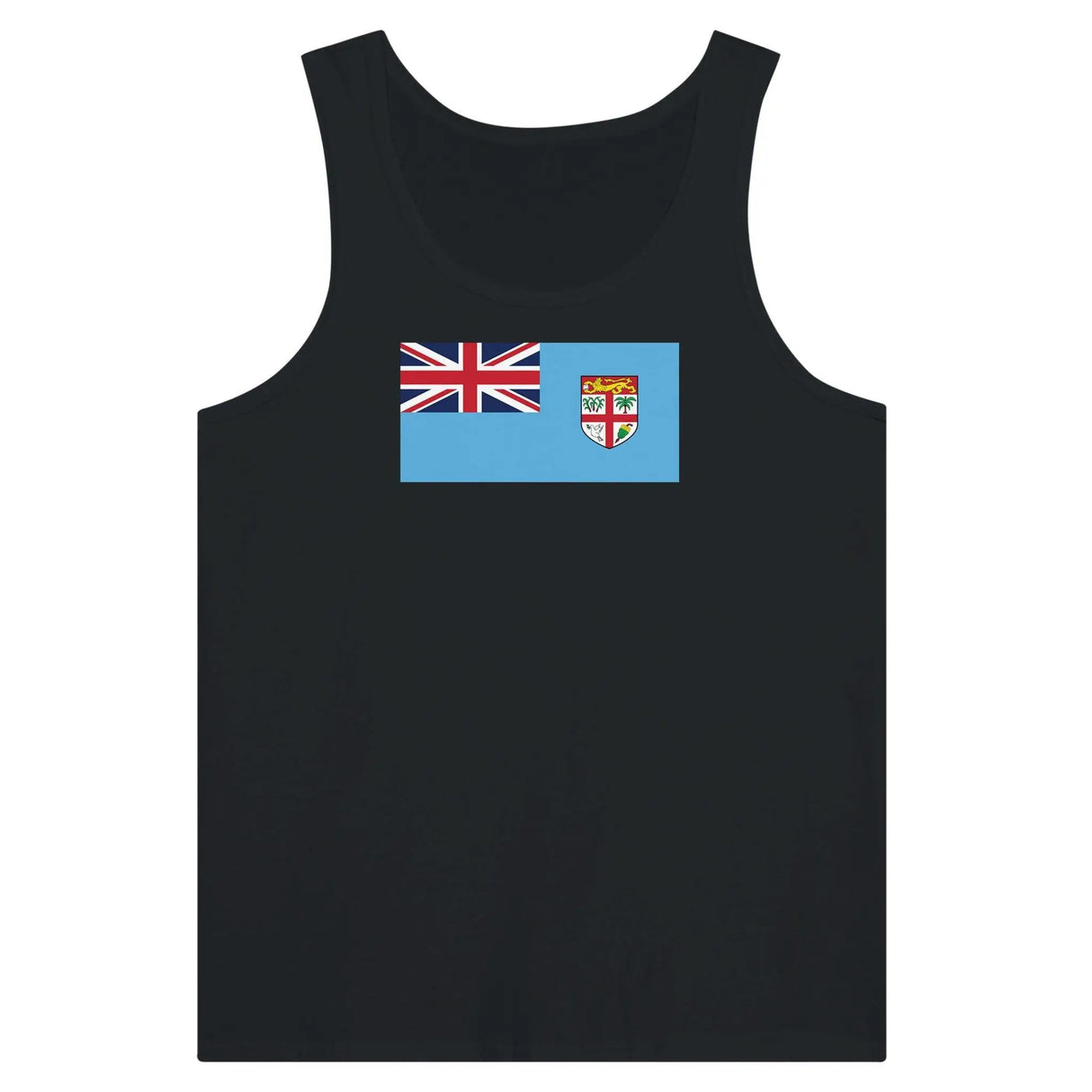 Débardeur drapeau fidji coton peigné tissu léger confortable