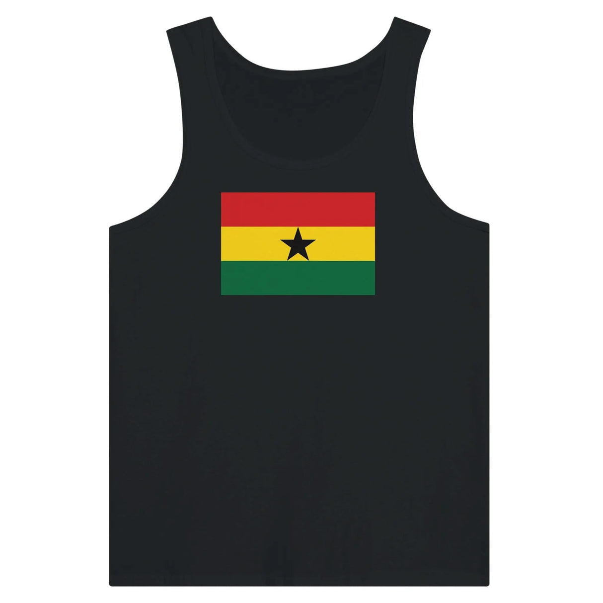 Débardeur drapeau ghana tissu léger couleurs vives
