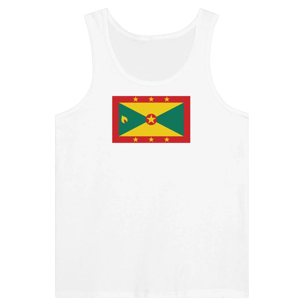 Débardeur drapeau grenade tissu léger filé à l’anneau