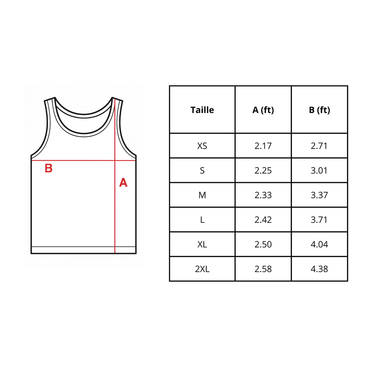 Débardeur drapeau grenade tissu léger filé à l’anneau