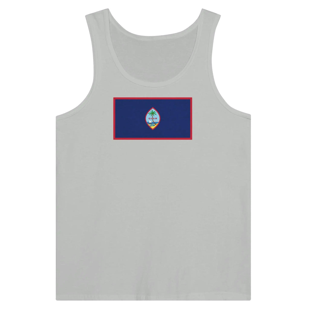 Débardeur drapeau guernesey tissu léger filé à l’anneau