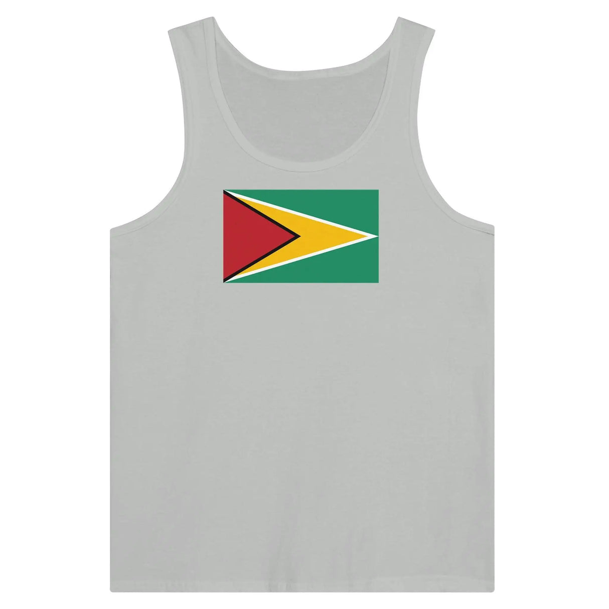 Débardeur drapeau guyana tissu léger couleurs vives