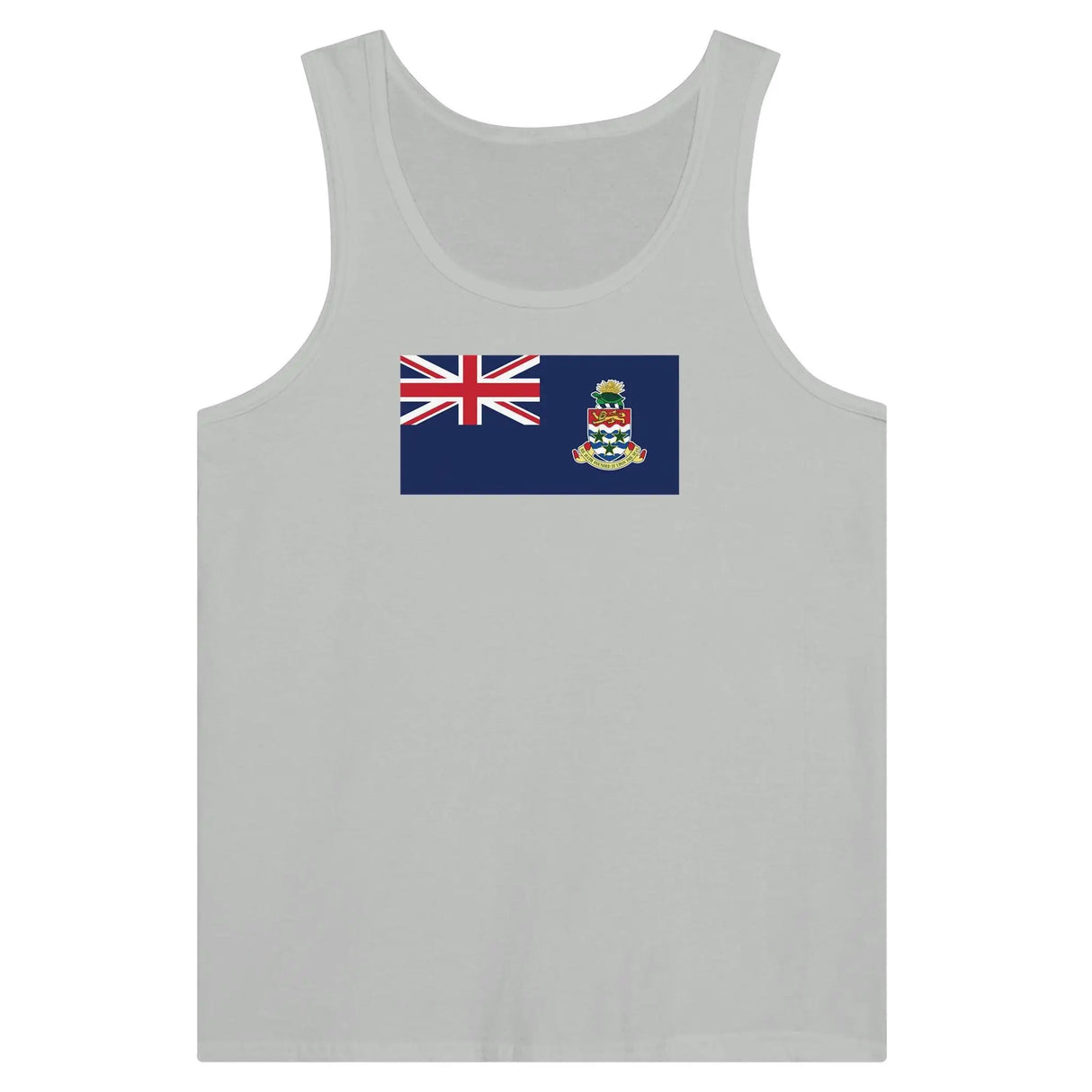 Débardeur drapeau îles caïmans tissu léger coton peigné